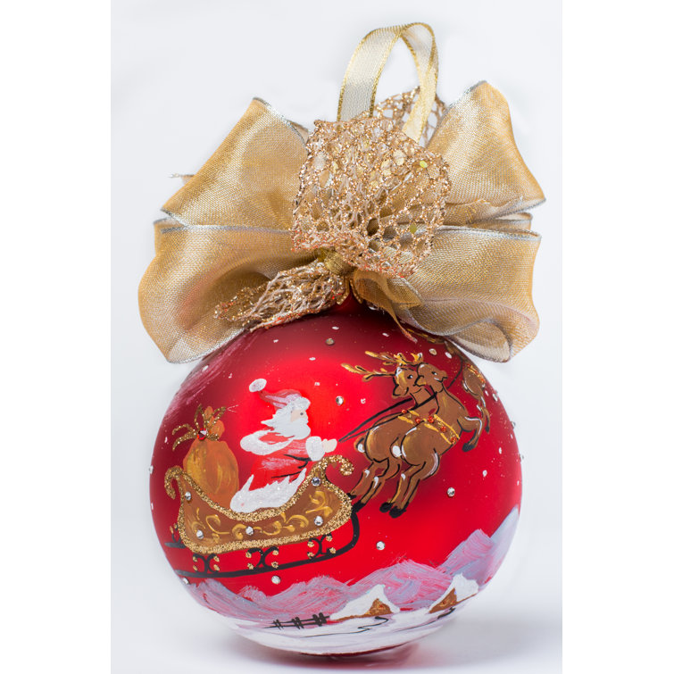 The Holiday Aisle® Glass Ball Ornament Wayfair Canada